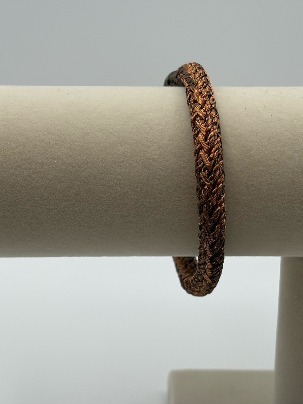 Sarah Coventry Braided Copper-Tone Bracelet